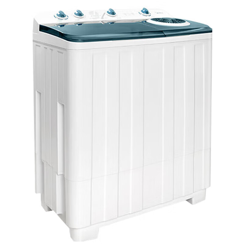 美的12kg洗衣机家用半自动双桶双缸租房用脱水机mp120v513e-阿里巴巴