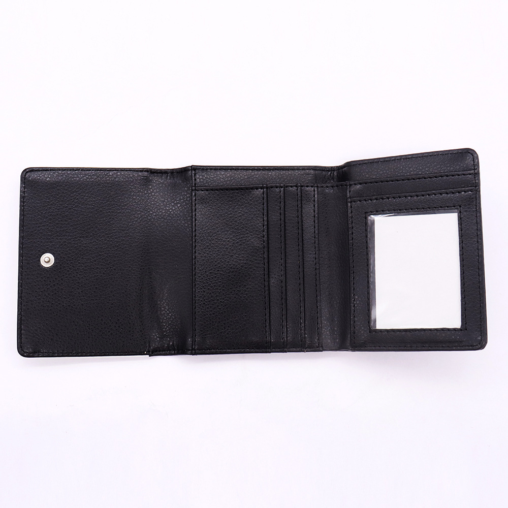 Cross-Border Hot Sale Blank PU Leather Heat Transfer Wallet Blank Consumables Sublimation Wallet Foreign Trade Brand Manufacturer