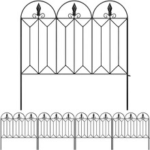 跨境花园铁艺小篱笆 花园庭院别墅装饰栅栏 公园花圃围栏狗狗围栏