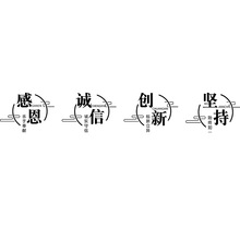 激励文化文字墙贴纸背景墙企业公司励志标语办公室墙面装饰