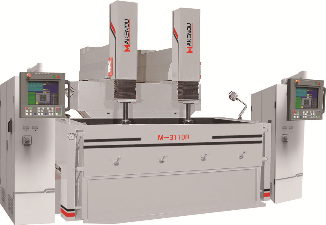 东莞深圳定制双牛头火花机,石墨加工火花机,cnc1880双牛头
