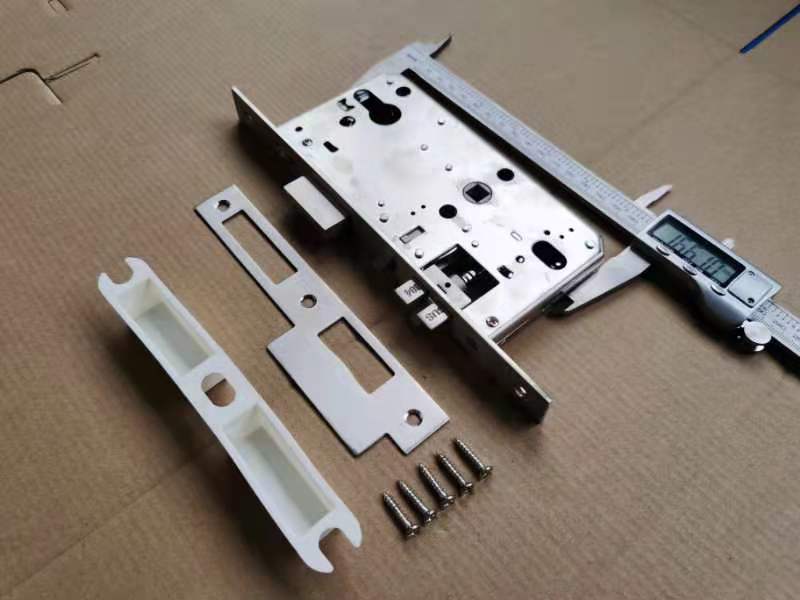 5572 6072双快双活锁体欧标不锈钢木门锁体联动上提快开指纹锁体