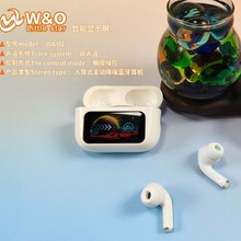 华强北入耳式降噪耳机智能显示屏多语言壁纸抖音点赞W&O2蓝牙耳机