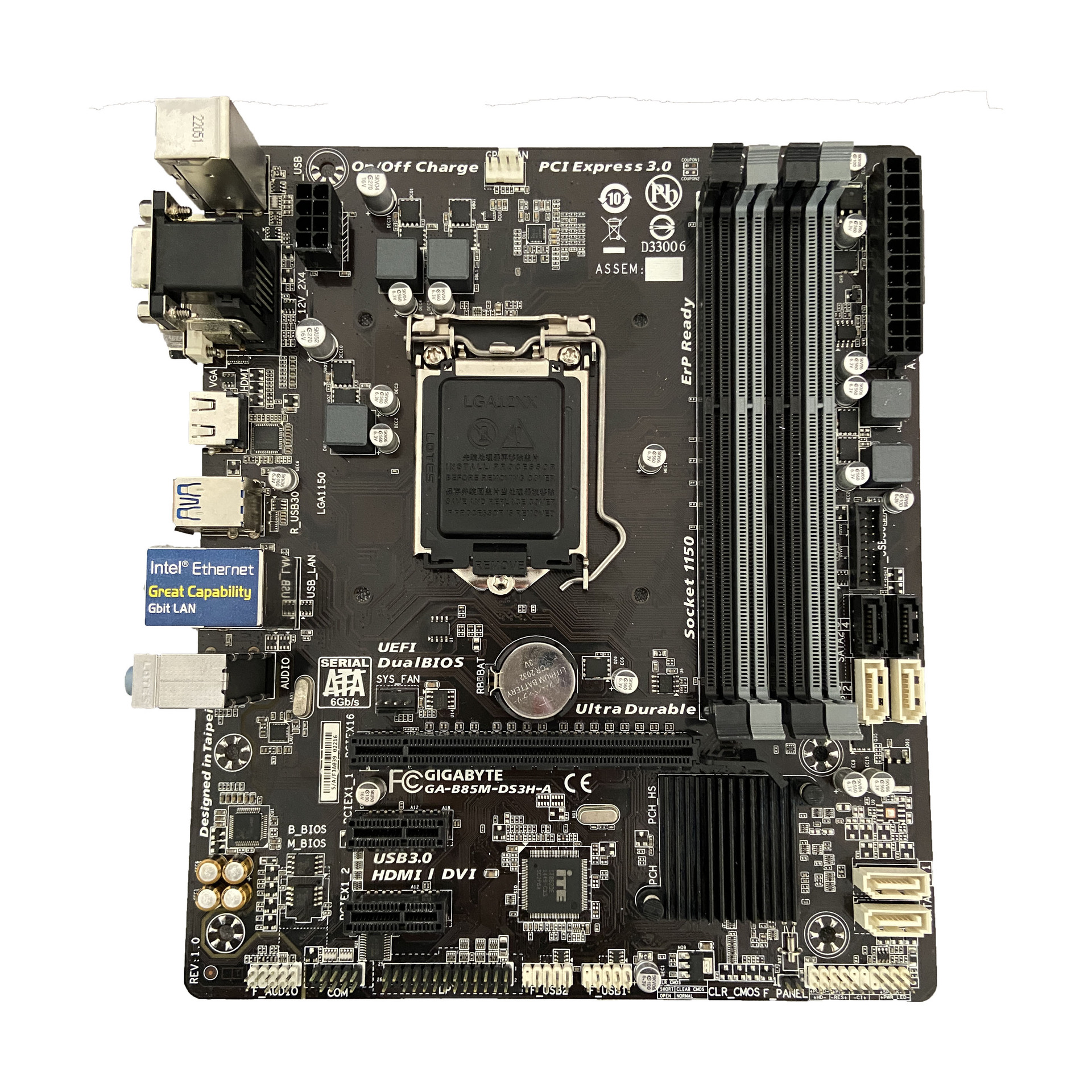 适用于技嘉b85m-ds3h-a主板 1150针内存ddr3 microatx版型