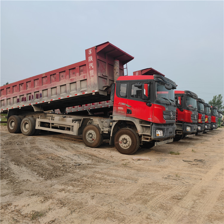 二手德龙x3000自卸车 430马力前四后八8.