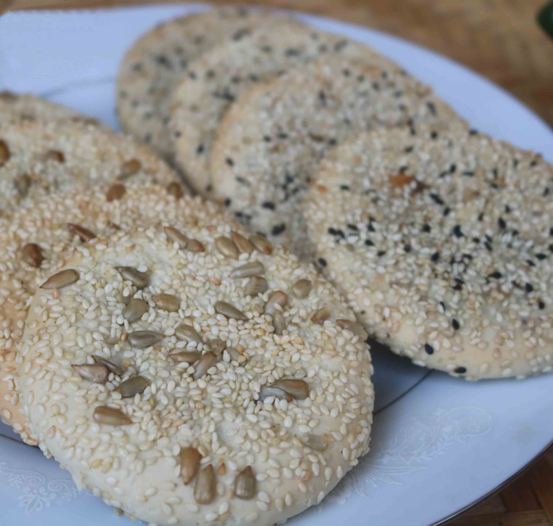 湖南特产夏塘麻饼耒阳麻饼芝麻饼传统糕点小吃芝麻饼瓜子仁味500g