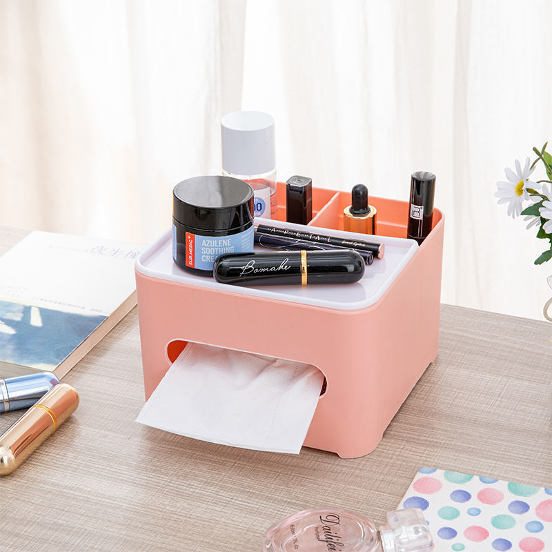 Tissue Box Desktop Storage Box Living Room Restaurant and Tea Table Nordic Simple Cute Remote Control Storage Multifunctional Creative