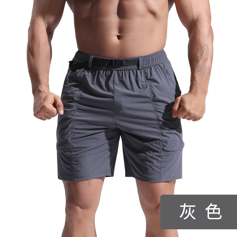 Cross-Border Amazon Men's Athletic Shorts Loose Men's Clothing Casual Pants Fifth Pants Multi-Pocket Cargo Pants Beach Pants