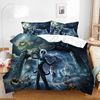 Cross border Foreign trade Amazon The Nightmare Before Christmas The bed Three Digital printing wholesale Quilt cover Four piece suit