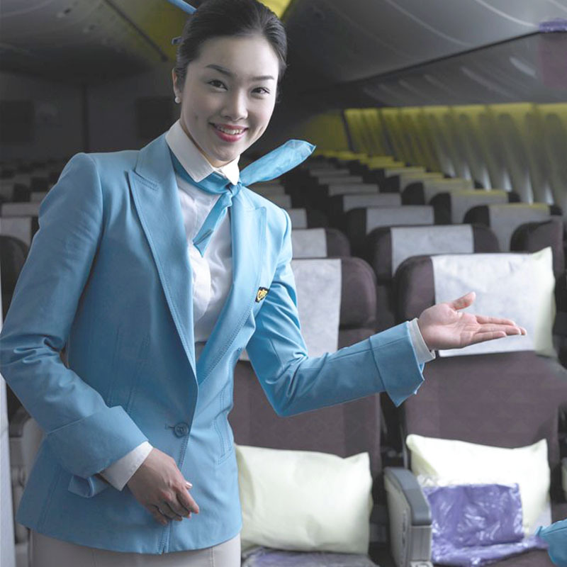 韩国航空空乘制服套装定制乘务员面试艺考服装美容顾问工装工作服