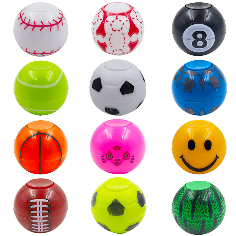 Cross-Border Finger Football Gyro Children's Rotating Fingertip Gyro Decompression Capsule Toy Creative Interactive Promotion Decompression Toy