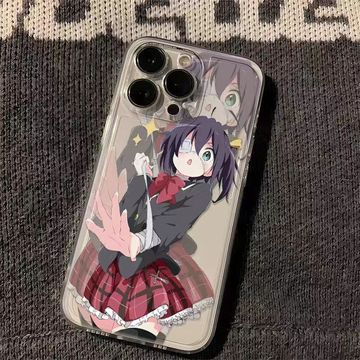 小鸟游六花适用苹果15promax手机壳iphone14卡通13全包式12软壳11