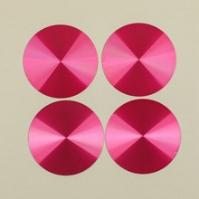 22一件代发7天包换cd纹 亮银空白太阳纹铝片 金属cd纹 铝片氧化黑克色