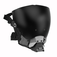 赛博朋克面具科幻机能风机械COS角色扮演面罩半头盔科技感