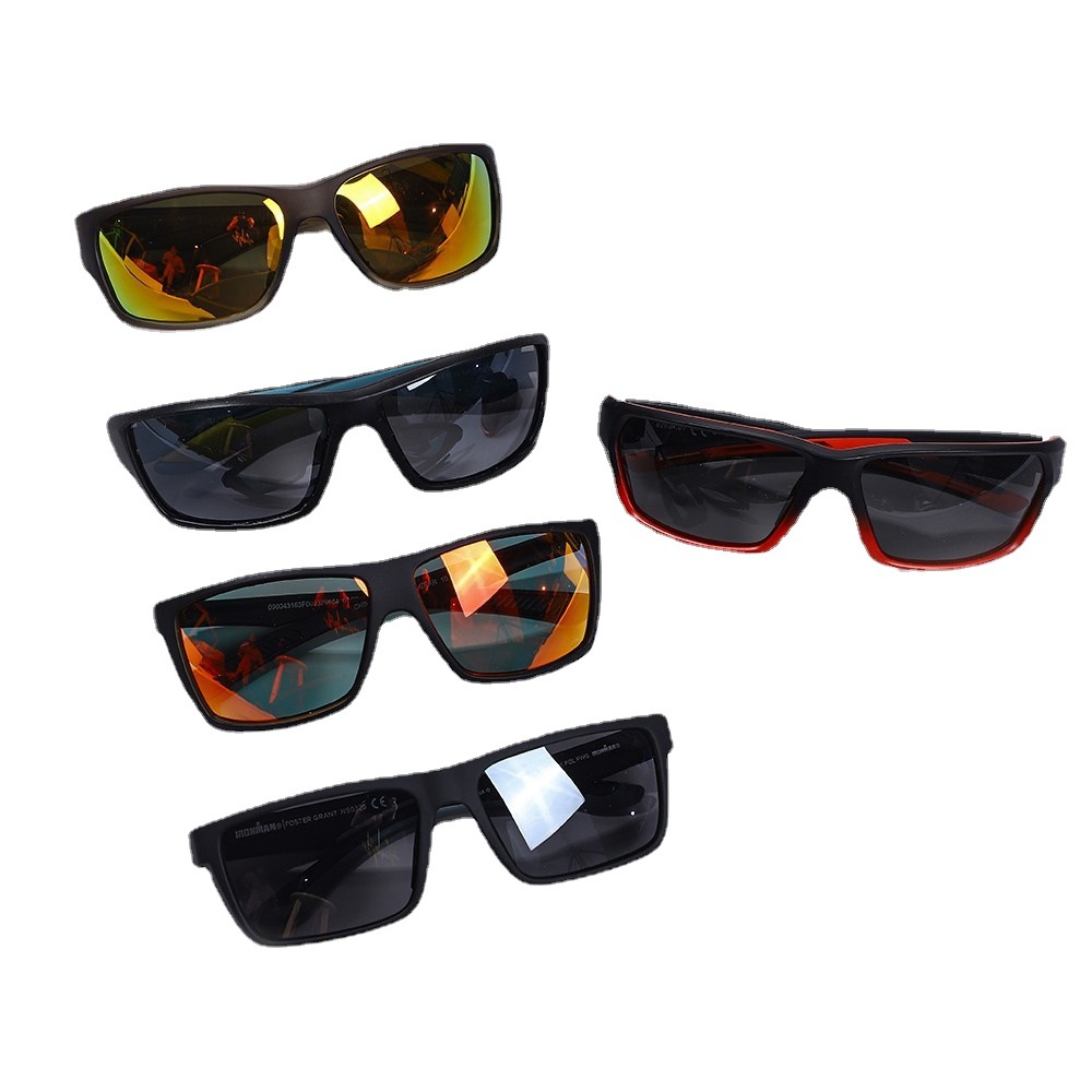 Hundred Mixed Polarized Sunglasses Retro Reflective Lenses Driver Sun Glasses Stall Running Sunglasses