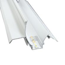 洗墙灯led线性铝槽反光灯槽卧室客厅灯带线条灯顶角嵌入式回光灯