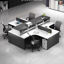 厂家办公家具工位桌屏风单双人职员桌椅组合财务电脑桌办公桌批发