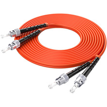 LHG 双芯多模光纤跳线 4A1b 62.5/125μm光纤熔接收发器尾纤ST-ST