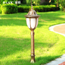 户外防水欧式别墅花园庭院草坪压铸铝景观小区路灯1-2米古铜色