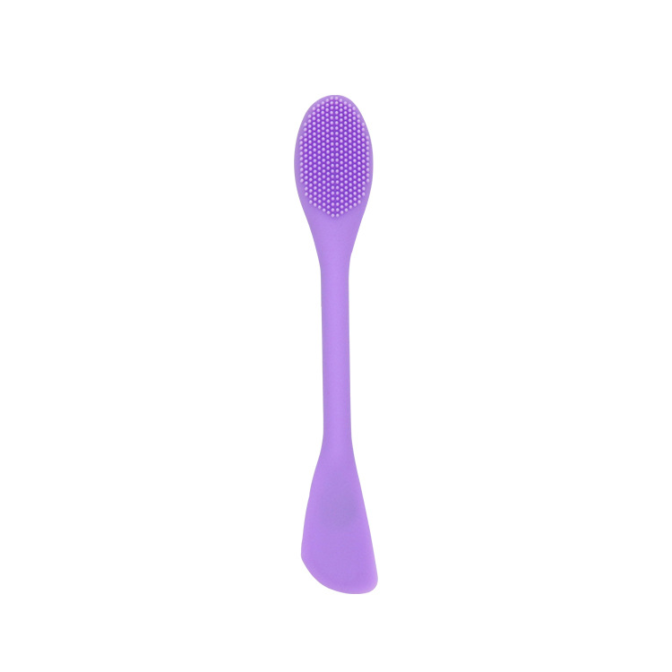 Spot Silicone Facial Mask Brush Blackhead Double-Sided Nose-Washing Brush Face Cleaning Beauty Supplies Mask Stick Mask Spoon