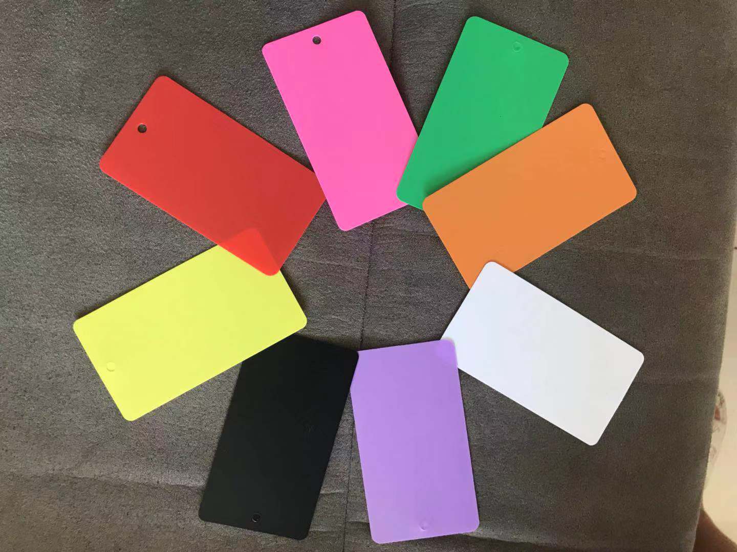 空白现货手写彩色吊牌价格签pvc大号防水吊牌标签塑料牌100张