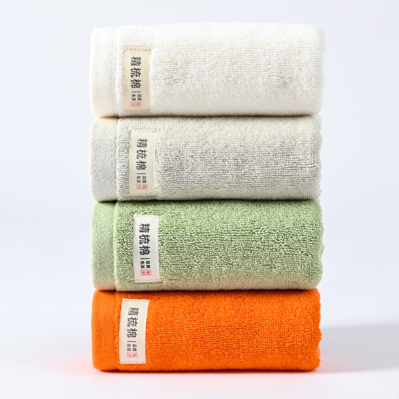 Towel Xinjiang Combed Long Velvet Pure Cotton Face Washing Household Adult Men Women's Cotton Soft Thickening plus Size Face Towel Wholesale