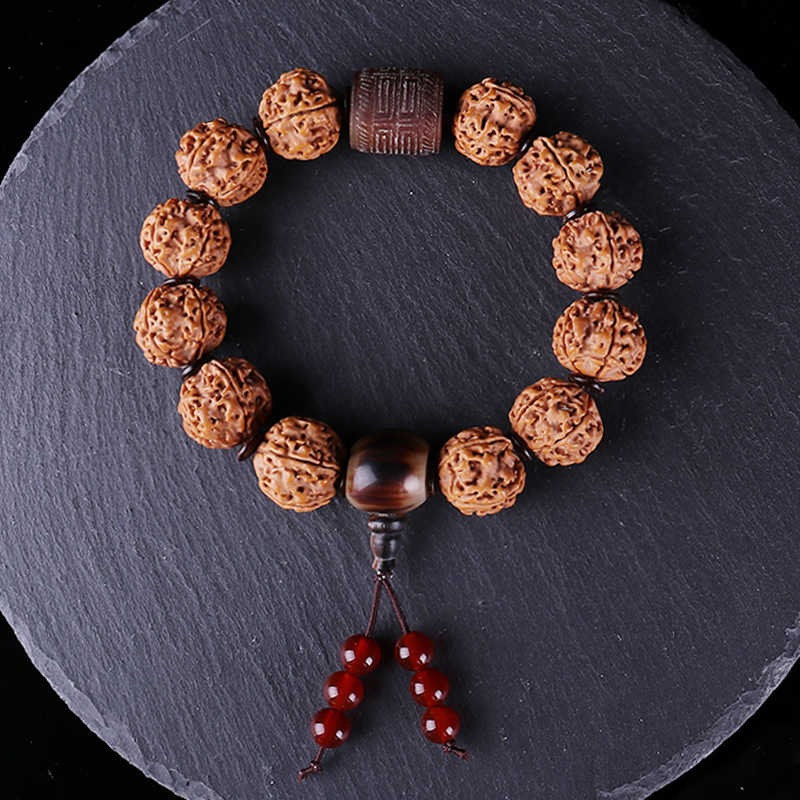 藏式牦牛角三通佛头佛塔佛珠念珠手串手链金刚星月菩提配饰搭配