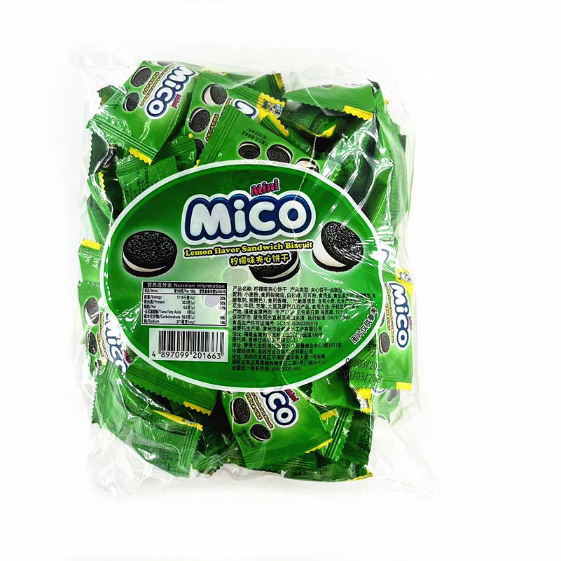 alibaba迷你奥利奥小圆饼minimico夹心小饼干30包入 整箱12包