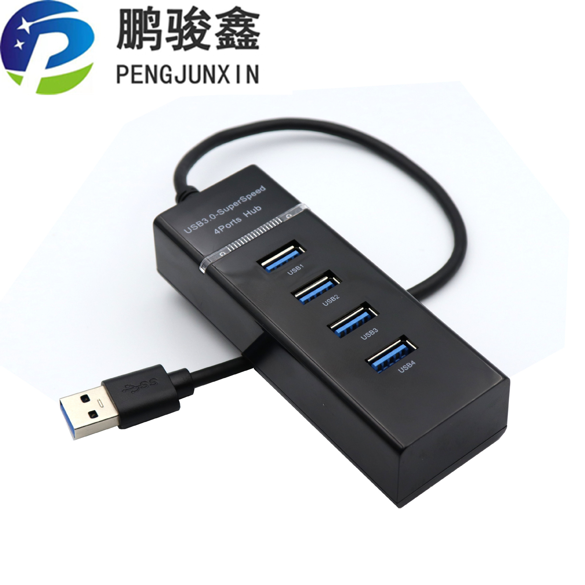 0hub 带灯一分四usb3.0接口hub集线器 一拖四usb3.0分线器-阿里巴巴