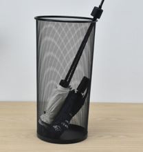金属丝网雨伞桶大号金属网格垃圾桶废纸篓铁网清洁垃圾桶