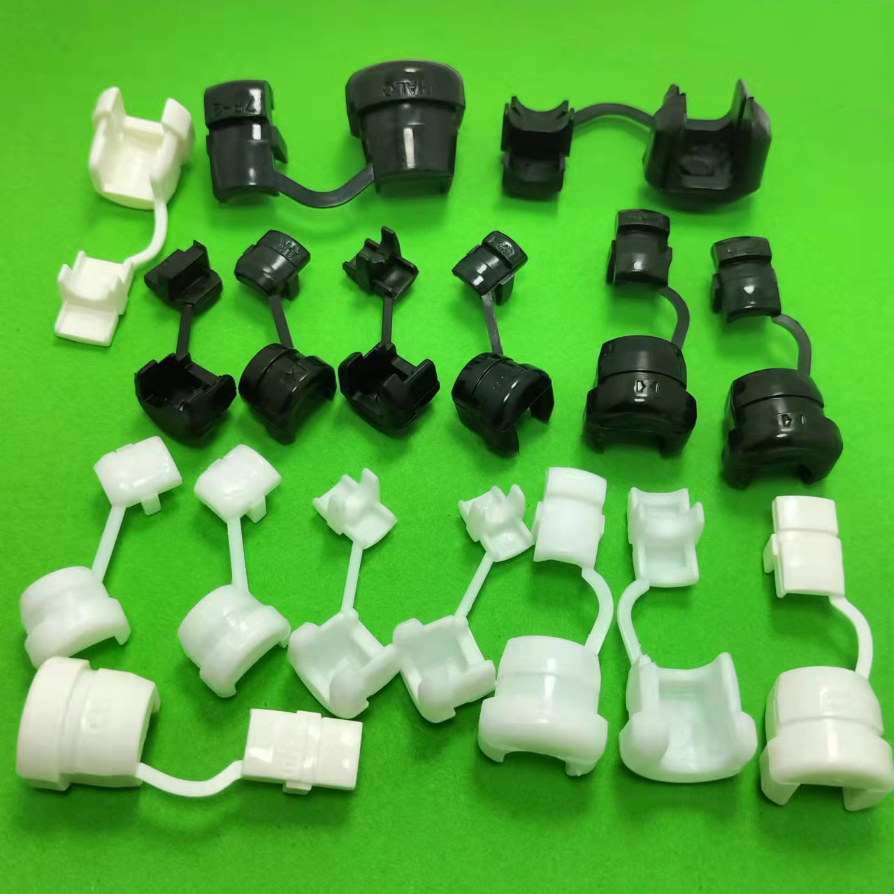 电源锁线扣 电线固定卡扣  防拉线扣 圆线扁线用卡线扣2/3/5/6p-4