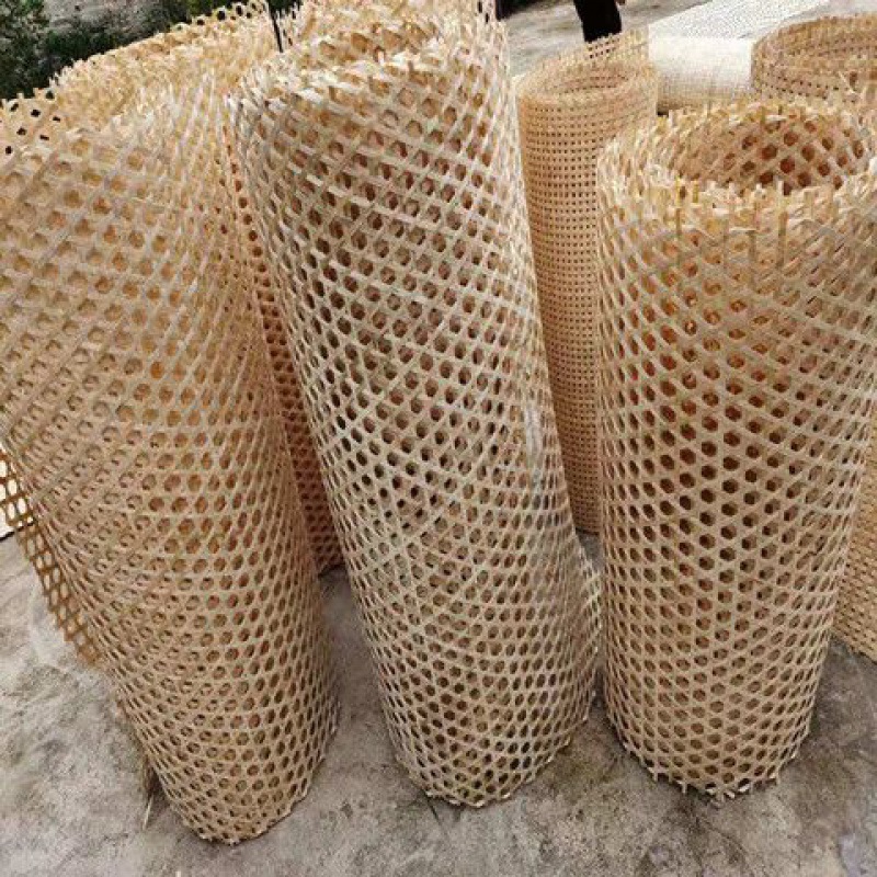 草席吊顶装饰装修镂空竹编竹席六角八角孔竹席酒店复古屋顶竹篾条