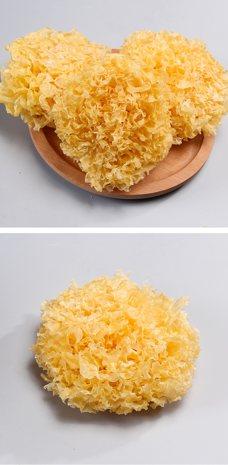 椴木通江干银耳雪耳莲子羹新鲜白木耳儿童主妇干货胶质浓稠甜品