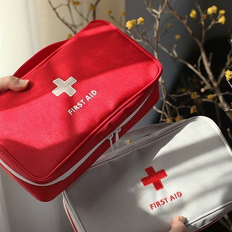 Epidemic Prevention Supplies First Aid Kit Car Medicine Bag Medical Bag Large Travel Portable Medicine Organizing Storage Bag