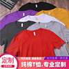 T-Shirt High-end 200g pure cotton coverall T-shirts T-shirt Printing logo T-shirt Class clothes Formulate