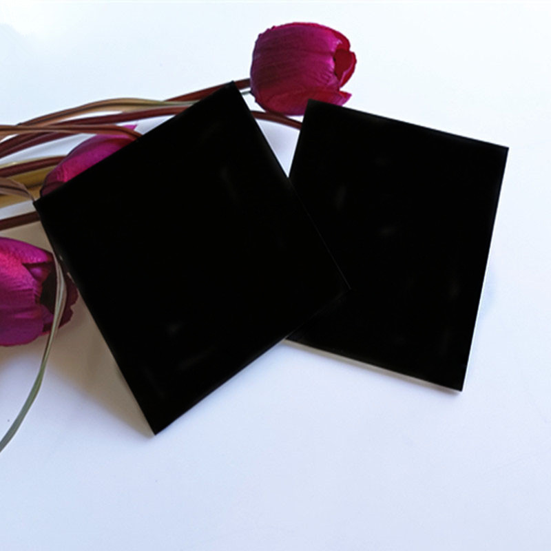 10mm镜面黑色亚克力板黑色高光亚克力板15mm黑色不透明亚克力板材