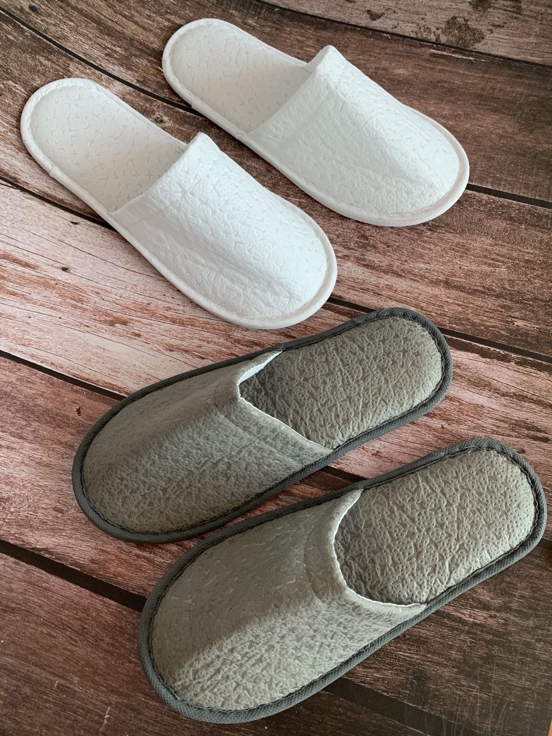 酒店一次性拖鞋居家用待客美容院民宿春秋室内防滑珊瑚绒拖鞋批发