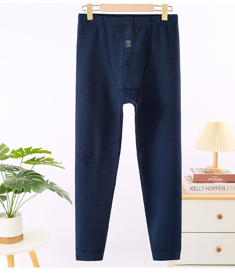 男士ab面新德绒保暖裤冬季新款无痕内衣套装秋衣秋裤磨毛发热内衣