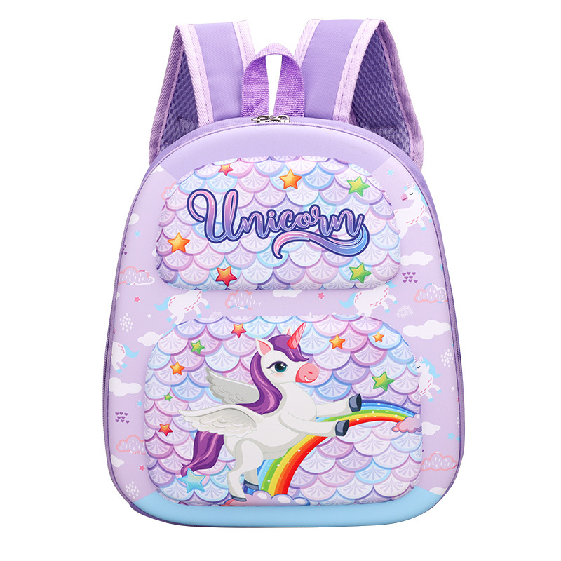 Children's Hardshell Bag 2023 New Eva Unicorn Spider-Man Kindergarten Backpack Primary School Student Backpack