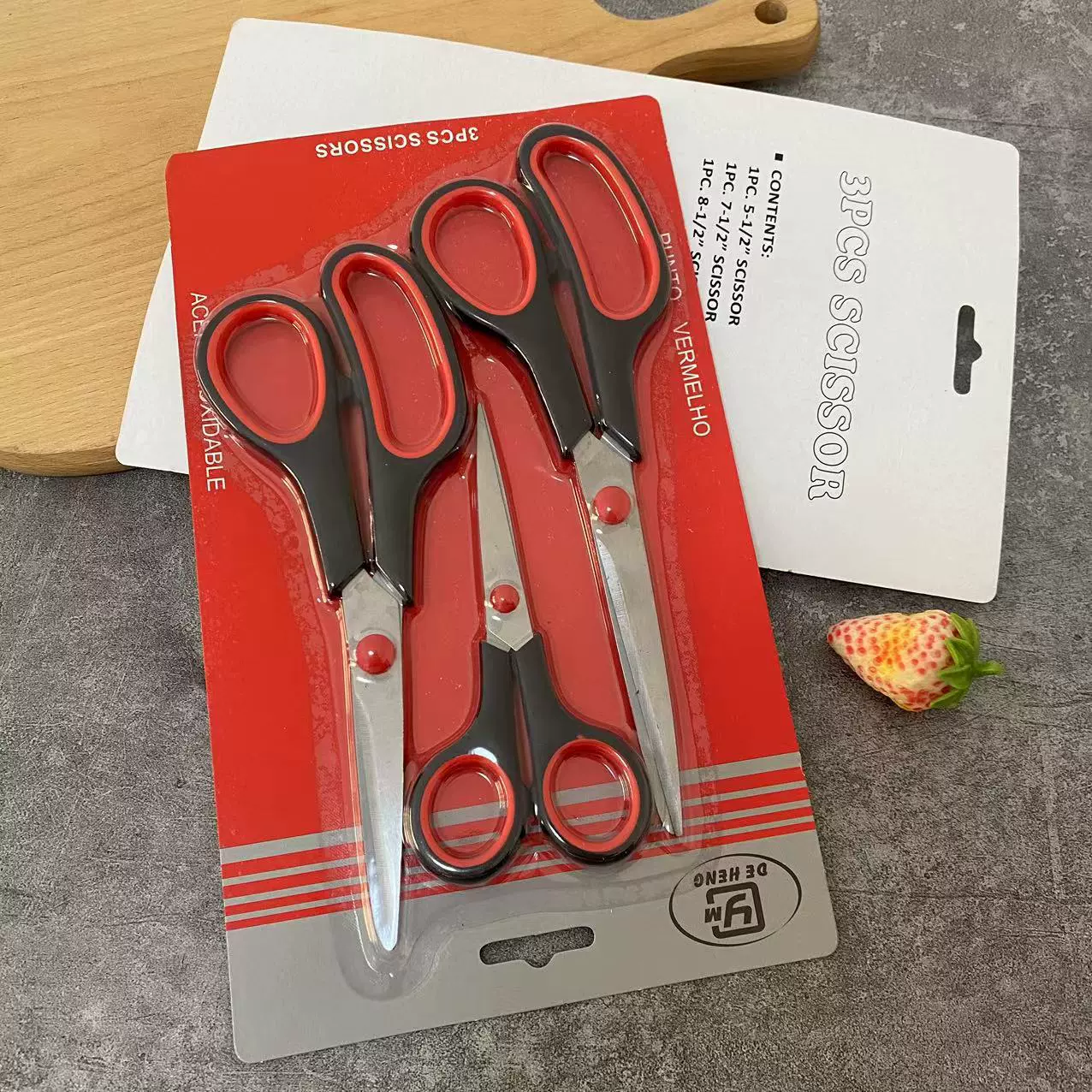 现货厂家直销不锈钢橡塑剪刀套装剪纸刀美工剪刀批发办公剪刀