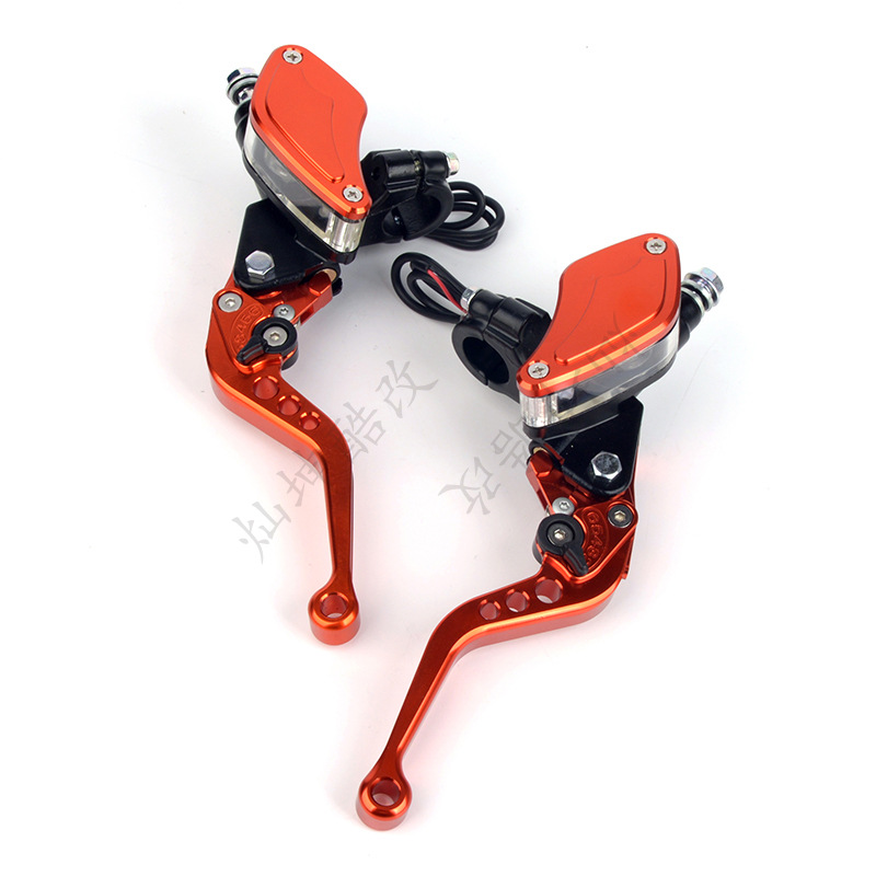 摩托车改装手刹/改装刹车上泵/cnc液压手刹-大树叶cnc盖cnc上泵