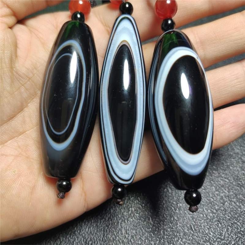 【附证书】天然玛瑙天眼天珠吊坠锁骨男女文玩饰品-阿里巴巴