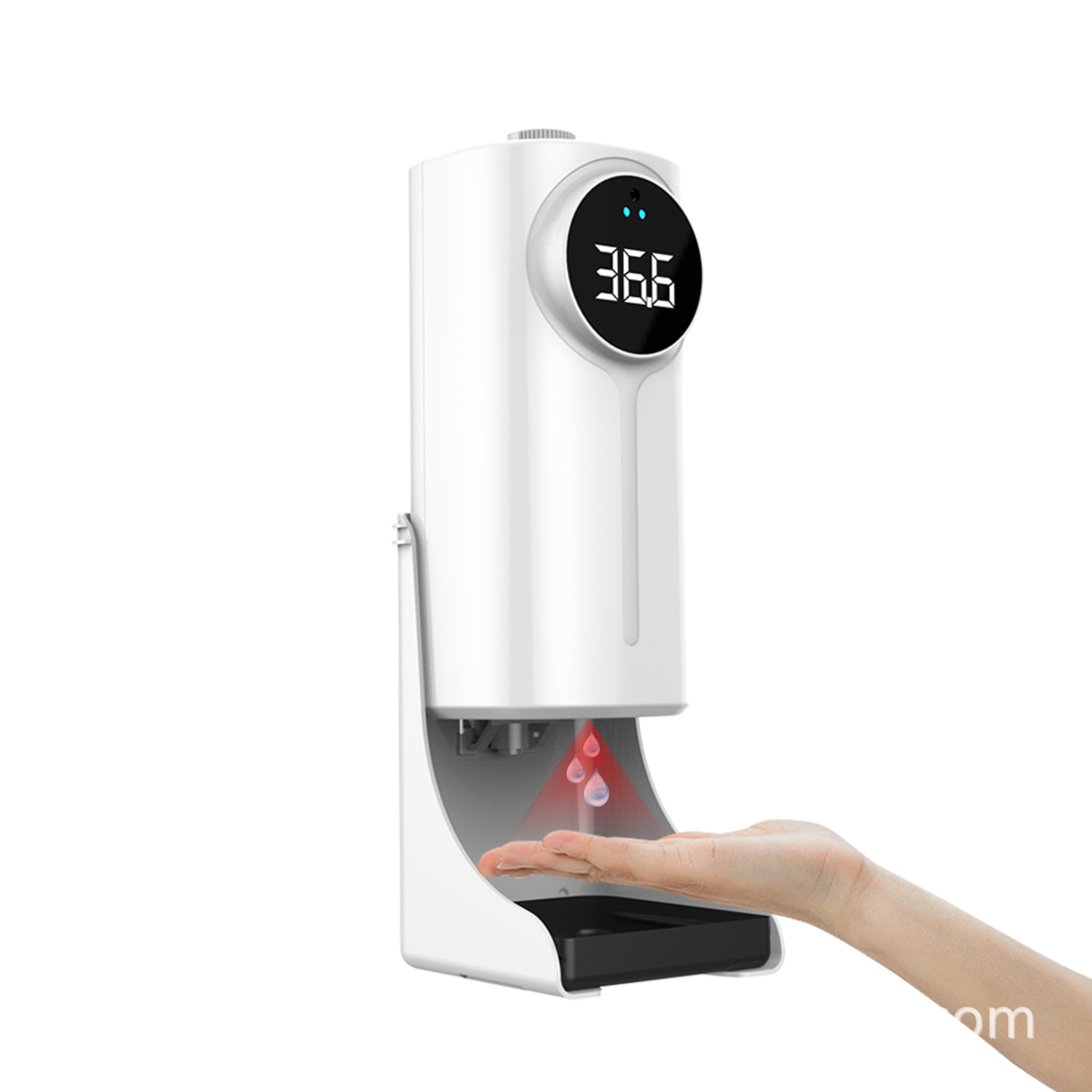 K9pro Dual Dual Temperature Measuring and Disinfection All-in-One Machine Infrared Temperature Measuring Hand Sanitizer Automatic Induction Wall-Mounted Soap Dispenser