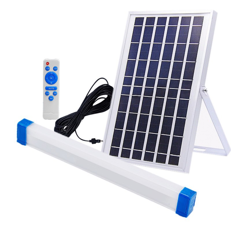 太阳能日光灯管t8灯管 阳台灯光伏充电光控加遥控室内户外通用