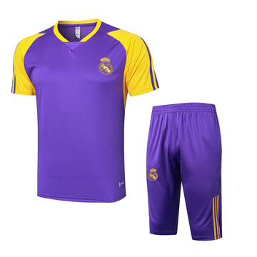 短袖7分裤巴黎皇马阿根廷阿森纳成年足球衣训练服运动装备休闲服