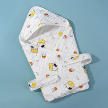 六层纱布全棉产房抱被婴儿包被 新生儿包被宝宝襁褓巾水洗棉抱被