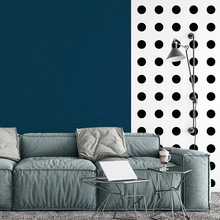 深蓝色靛蓝色靛青蓝纯色素色墙纸现代简约北欧卧室客厅背景墙壁纸