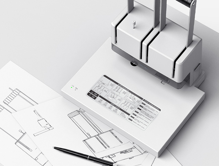 得力14652手动打孔财务装订机 会计财务凭证装订机 手动打孔机详情129