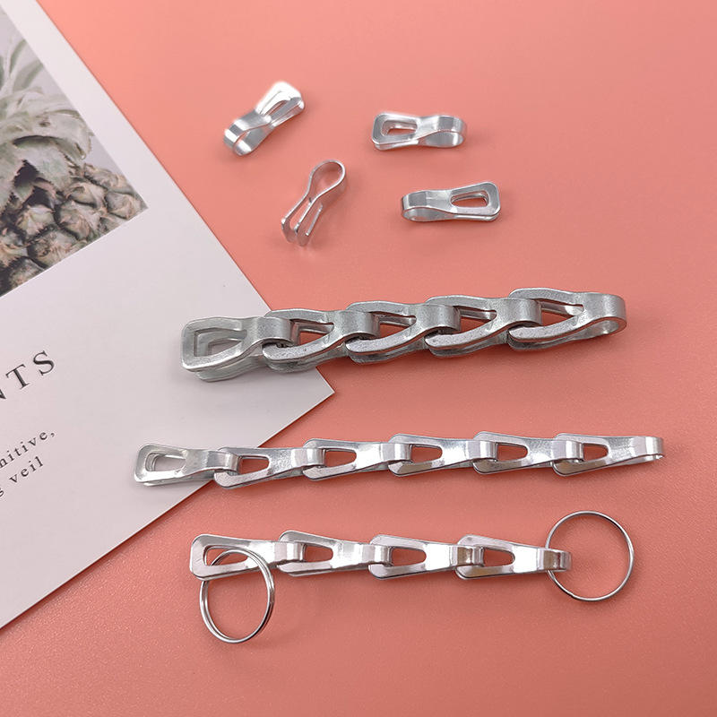 定制镍色铁皮瓜子链铁皮冲压链条灯饰吊链饰品配件diy装饰配链