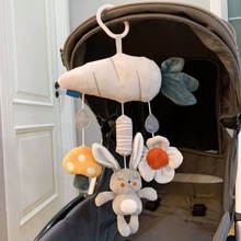 婴儿推车挂件玩具-个月宝宝毛绒玩具车载安全座椅床头风铃摇铃